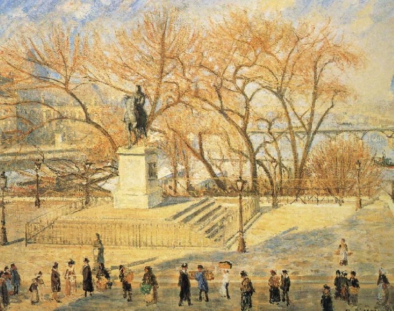 Camille Pissarro The statue of the morning sun Spain oil painting art